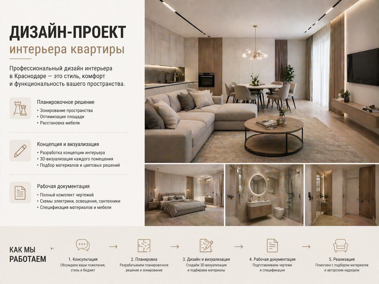 Дизайн-проект квартиры и дома 